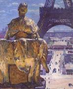 Louis Welden Hawkins THe Eiffel Tower,Seen from the Trocadero (mk06) china oil painting artist